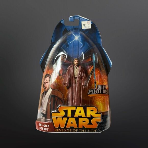 2005 Hasbro Star Wars Obi-Wan Kenobi Revenge Of The Sith Sealed Pilot Figure C2 - Picture 1 of 7